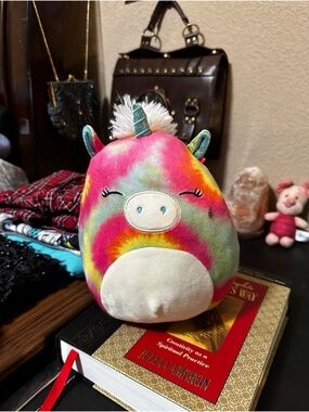 Squishmallows Multicolor Unicorn Plush - Pink, Yellow, Green, Blue